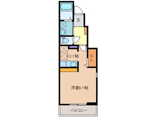 南日永駅 徒歩3分 1階の物件間取画像